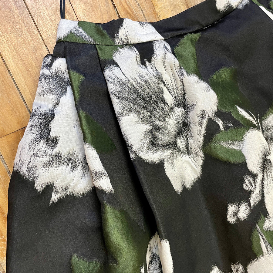 @Lanvin Vintage Designer Moody Floral Skirt Size Tops Public Butter 