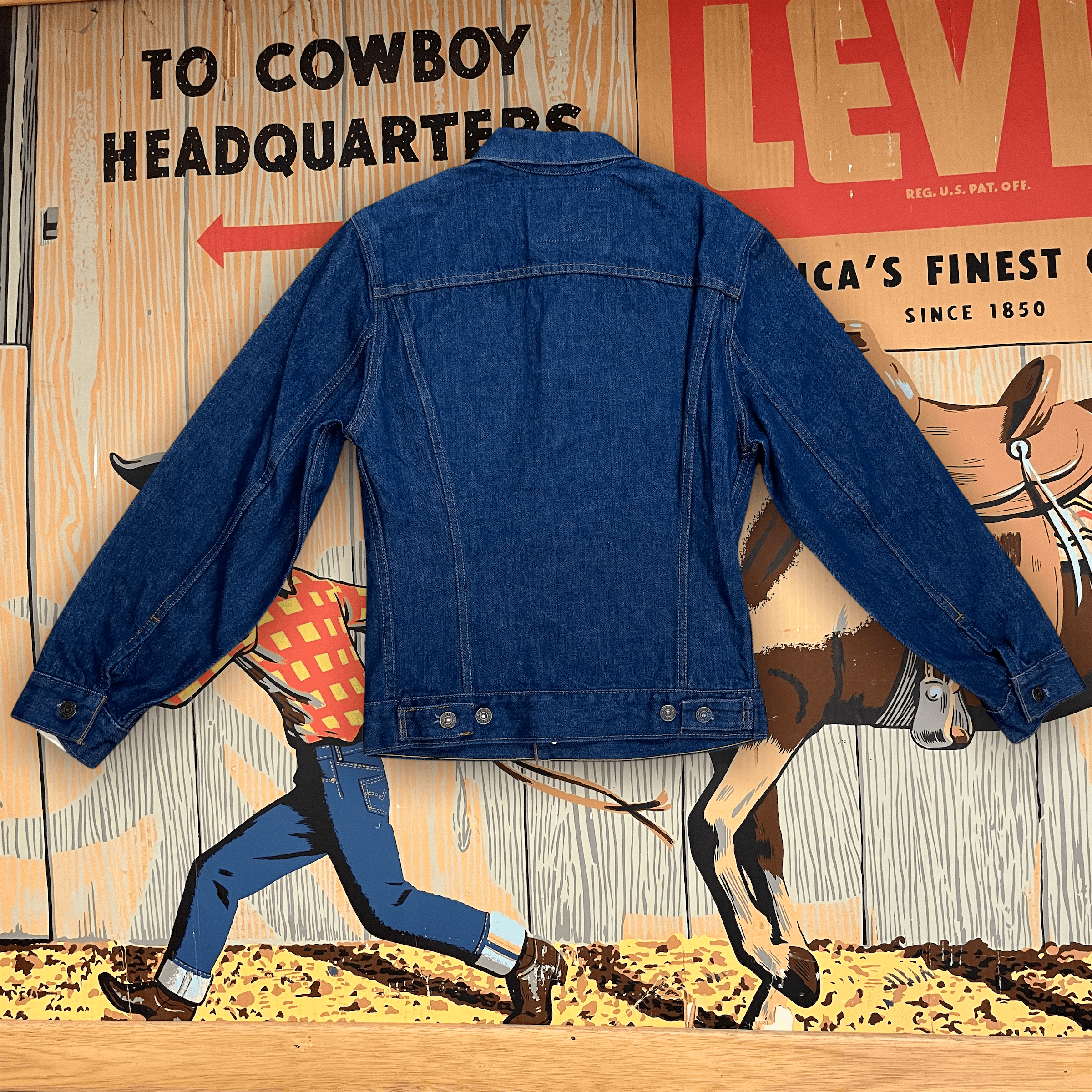 Levi s Deadstock Dark Wash 2 Pocket Red Tab Union Made in Canada