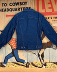 Levi's Deadstock 2 Pocket Red Tab Union Made in Canada Vintage Denim Trucker Jacket Size 34 Tops Public Butter