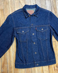 Levi's Deadstock 2 Pocket Red Tab Union Made in Canada Vintage Denim Trucker Jacket Size 34 Tops Public Butter