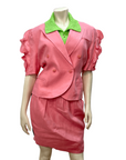 @Lolita Lempicka Vintage Designer Linen Suit Tops Public Butter