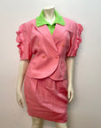 @Lolita Lempicka Vintage Designer Linen Suit Tops Public Butter