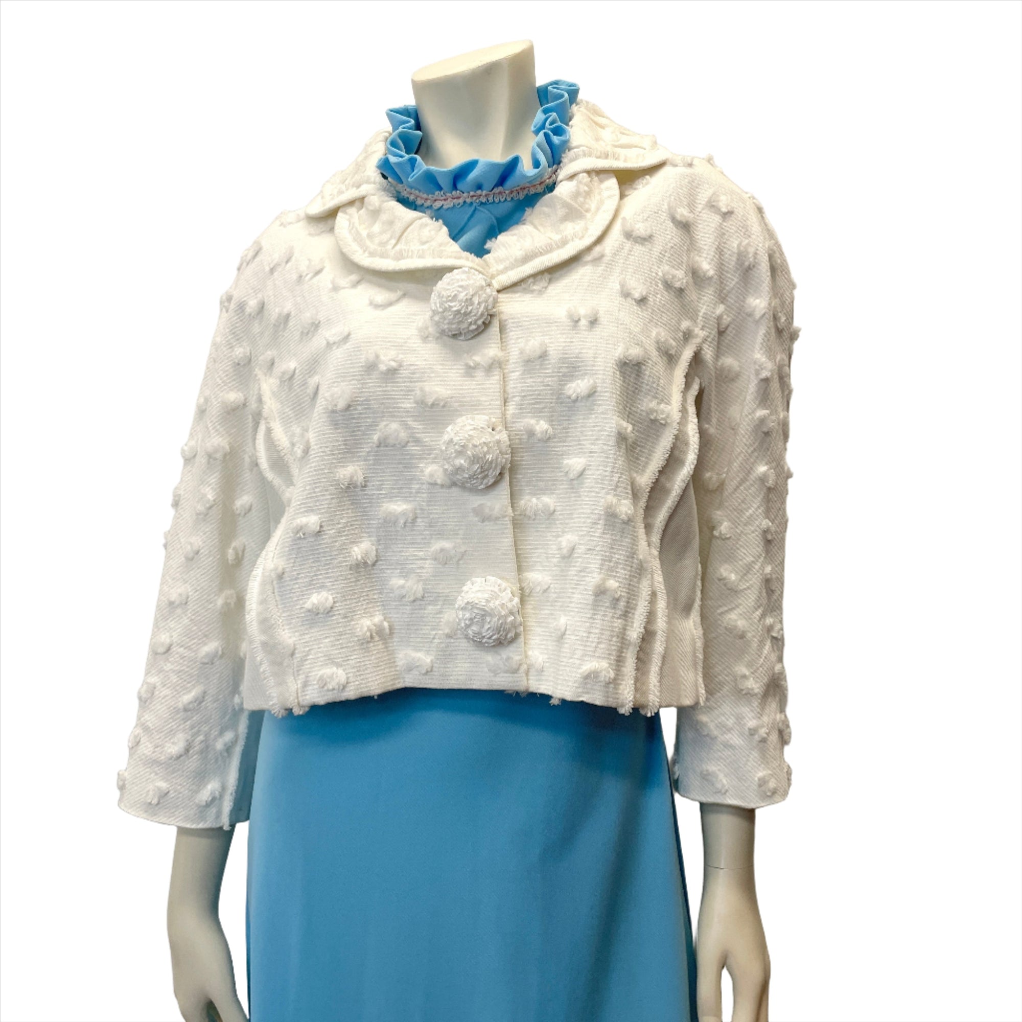 @Louis Vuitton Vintage Designer Flocked Cropped Jacket Tops Public Butter