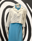 @Louis Vuitton Vintage Designer Flocked Cropped Jacket Tops Public Butter