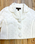 @Louis Vuitton Vintage Designer Flocked Cropped Jacket Tops Public Butter