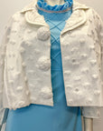 @Louis Vuitton Vintage Designer Flocked Cropped Jacket Tops Public Butter