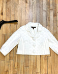 @Louis Vuitton Vintage Designer Flocked Cropped Jacket Tops Public Butter