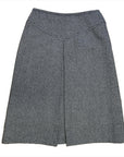 Made In France Vintage Miss Dior Wool Skirt 24" Waist Tops Black Market Toronto