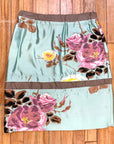 Marni Fall '09 Vintage Designer Embroidered Floral Skirt Size 30" Bottoms Public Butter