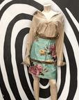 Marni Fall '09 Vintage Designer Embroidered Floral Skirt Size 30" Bottoms Public Butter