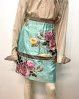 Marni Fall '09 Vintage Designer Embroidered Floral Skirt Size 30" Bottoms Public Butter