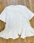 @Marni Vintage Designer Starchy Peplum Top Size Tops Public Butter