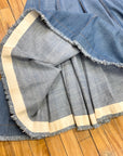 McQ by Alexander McQueen Vintage Designer Denim Paneled Skirt Made in Italy Size 31" Bottoms Public Butter