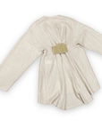 MM6 Maison Margiela Vintage Designer Hi-Low Top with Belt Jackets & Coats Public Butter