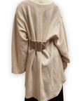 MM6 Maison Margiela Vintage Designer Hi-Low Top with Belt Jackets & Coats Public Butter