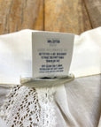 @Oscar de la Renta Vintage Designer Lace Blouse Tops Public Butter