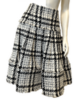 @Oscar de la Renta Vintage Designer Tweed Skirt Size Tops Public Butter