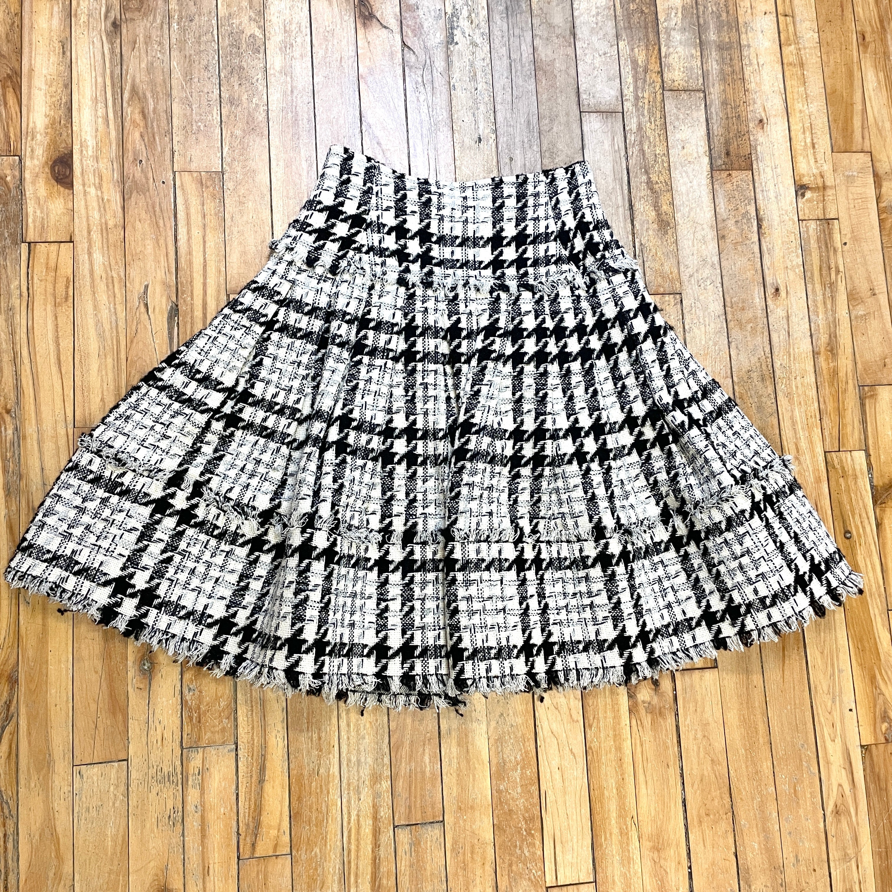 Designer tweed online mini skirt