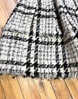 @Oscar de la Renta Vintage Designer Tweed Skirt Size Tops Public Butter