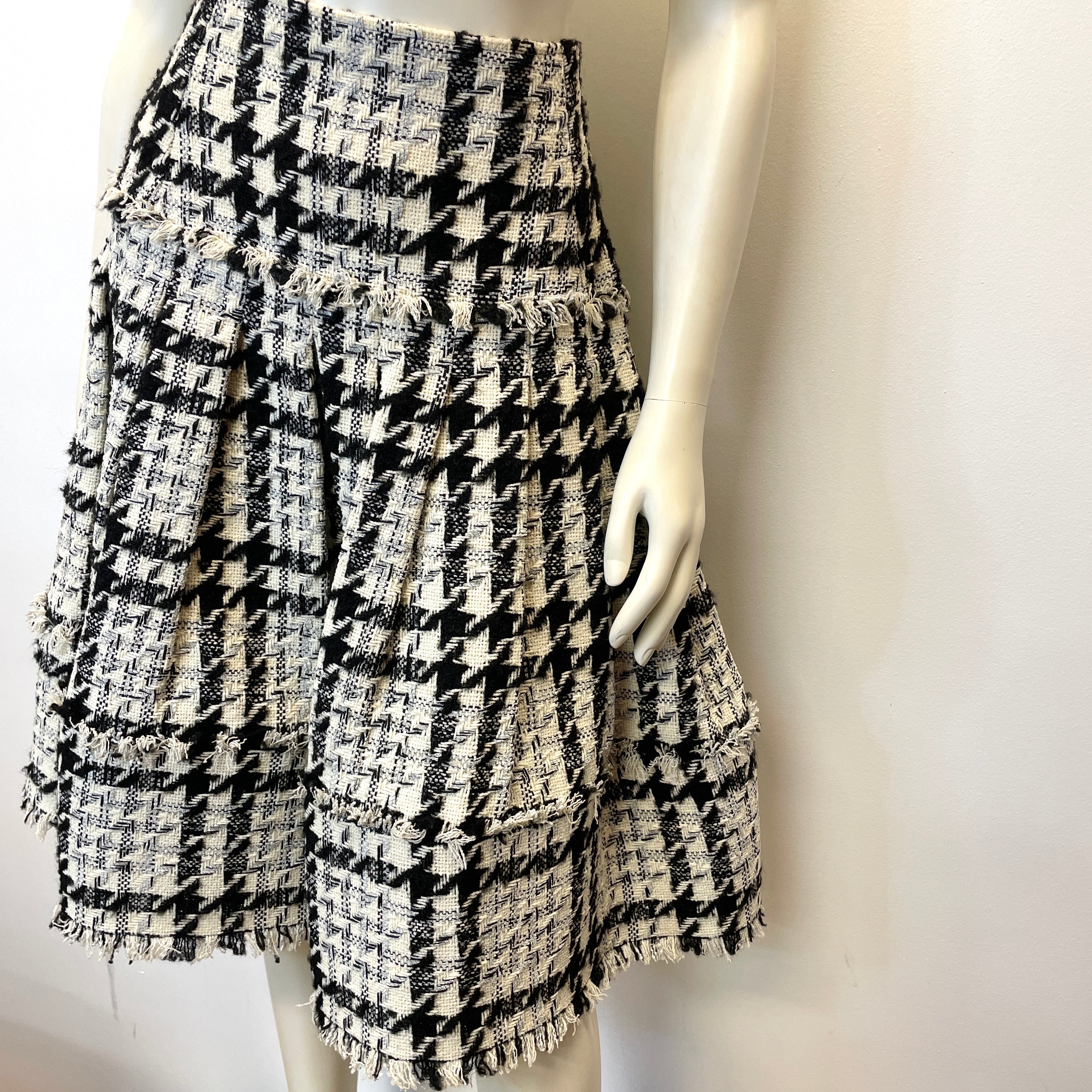 Tweed skirt designer cheap