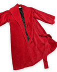Sonia Rykiel Fluffy Red Alpaca Blend Robe Style Coat Made in France Size M Jackets & Coats Public Butter