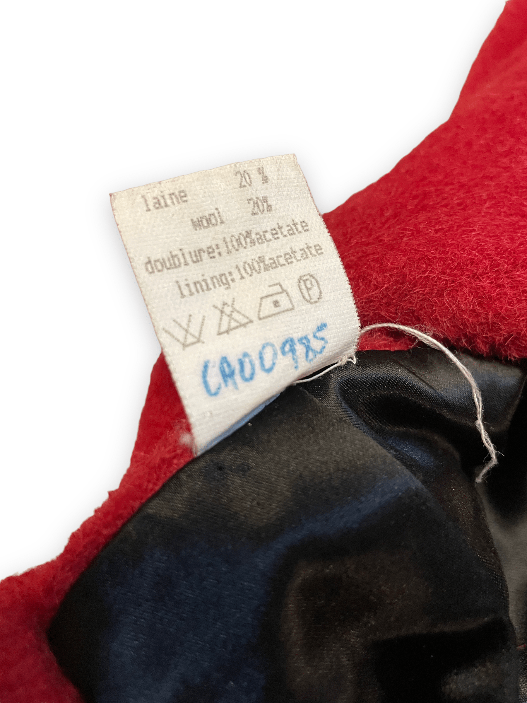 Sonia Rykiel Fluffy Red Alpaca Blend Robe Style Coat Made in France Size M Jackets & Coats Public Butter