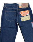 Vintage 1999 Deadstock Levi's Dark Wash 501s Made in Canada 30" Waist Bottoms Public Butter