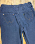 Vintage 60s/70s Soft Denim Wrangler Bell Bottoms Made in USA 31" Waist Bottoms Public Butter