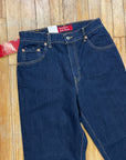 Vintage Deadstock Dark Wash Levi's Stretch Relaxed Fit 550s Made in Canada 29" Waist Bottoms Public Butter