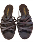 Vintage Donna Karan DKNY Black Strappy Flat Sandals Made in Italy Size 6.5 Accessories Public Butter