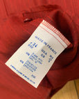 Vintage Guy Laroche Pinstripe Cranberry Red Wool Blend Top Made In France Size M Tops Public Butter
