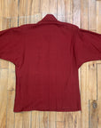 Vintage Guy Laroche Pinstripe Cranberry Red Wool Blend Top Made In France Size M Tops Public Butter