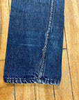 Vintage Mid-Century Patched Perfection Circle S High Waisted Ranch Selvedge Denim Jeans Petite/Youth 23" Waist Bottoms Public Butter