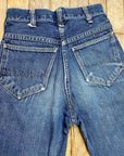 Vintage Mid-Century Patched Perfection Circle S High Waisted Ranch Selvedge Denim Jeans Petite/Youth 23" Waist Bottoms Public Butter