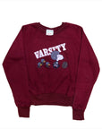 Vintage Peanuts Varsity Made In Canada Raglan Single Stitch Crewneck Size XS Crewnecks & Hoodies Black Market Toronto