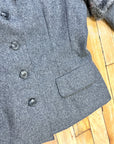 Vintage Philosophy Di Alberta Ferretti Designer Wool Blend Women's Blazer Size S Tops Black Market Toronto