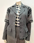 Vintage Philosophy Di Alberta Ferretti Designer Wool Blend Women's Blazer Size S Tops Black Market Toronto