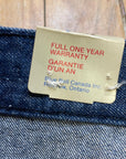 Vintage Wrangler Blue Bell Deadstock Made in Canada Front Pleat Jeans Bottoms Black Market Toronto