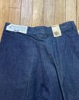 Vintage Wrangler Blue Bell Deadstock Made in Canada Front Pleat Jeans Bottoms Black Market Toronto