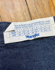 Vintage Wrangler Blue Bell Deadstock Made in Canada Front Pleat Jeans Bottoms Black Market Toronto