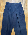 Vintage Wrangler Blue Bell Deadstock Made in Canada Front Pleat Jeans Bottoms Black Market Toronto