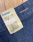 Vintage Wrangler Blue Bell Deadstock Made in Canada Front Pleat Jeans Bottoms Black Market Toronto