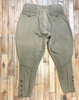 WWI Era Military Jodhpur Pants Waist 31" Bottoms Public Butter