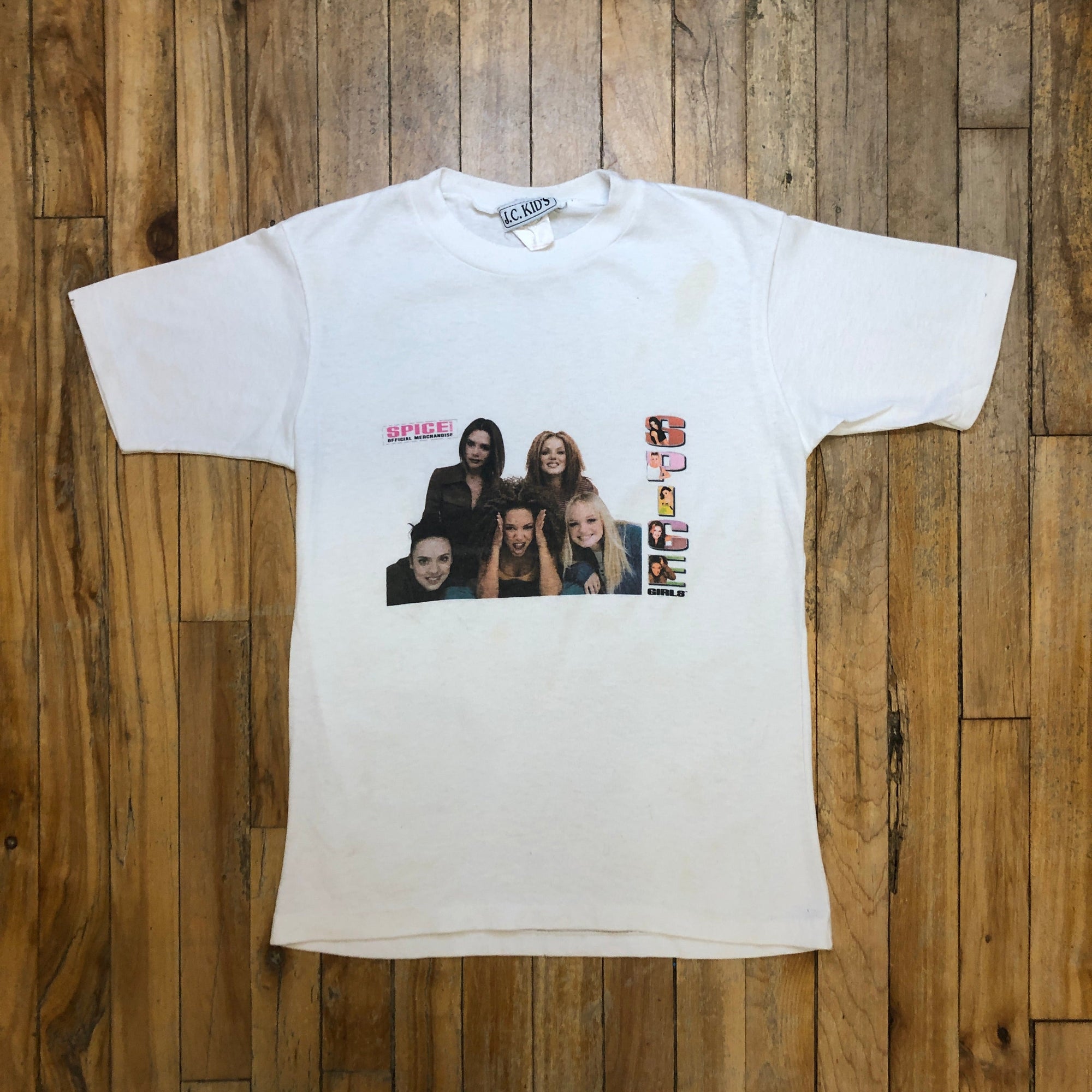 Y2K Spice Girls Made In Canada Officially Licensed Vintage T-Shirt Size Medium T-Shirts Public Butter