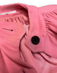 Yves Saint Laurent "Rive Gauche" Vintage Deisgner Bubblegum Pink Wool Party Coat Size M Jackets & Coats Public Butter