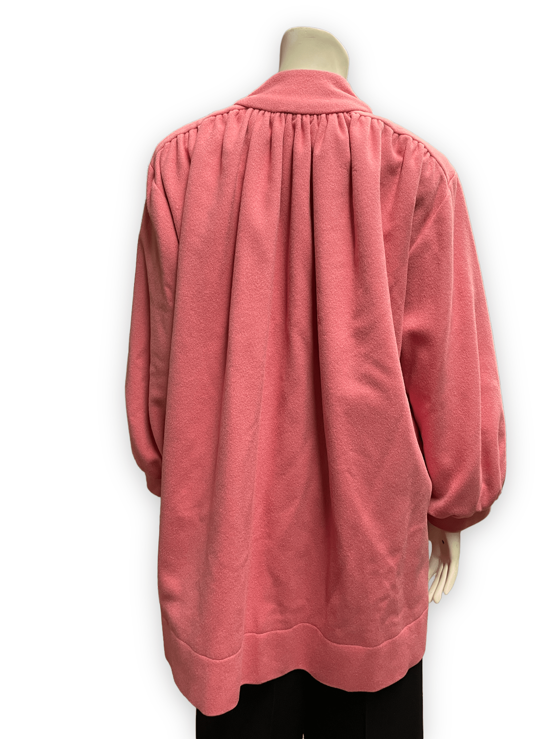Yves Saint Laurent "Rive Gauche" Vintage Deisgner Bubblegum Pink Wool Party Coat Size M Jackets & Coats Public Butter