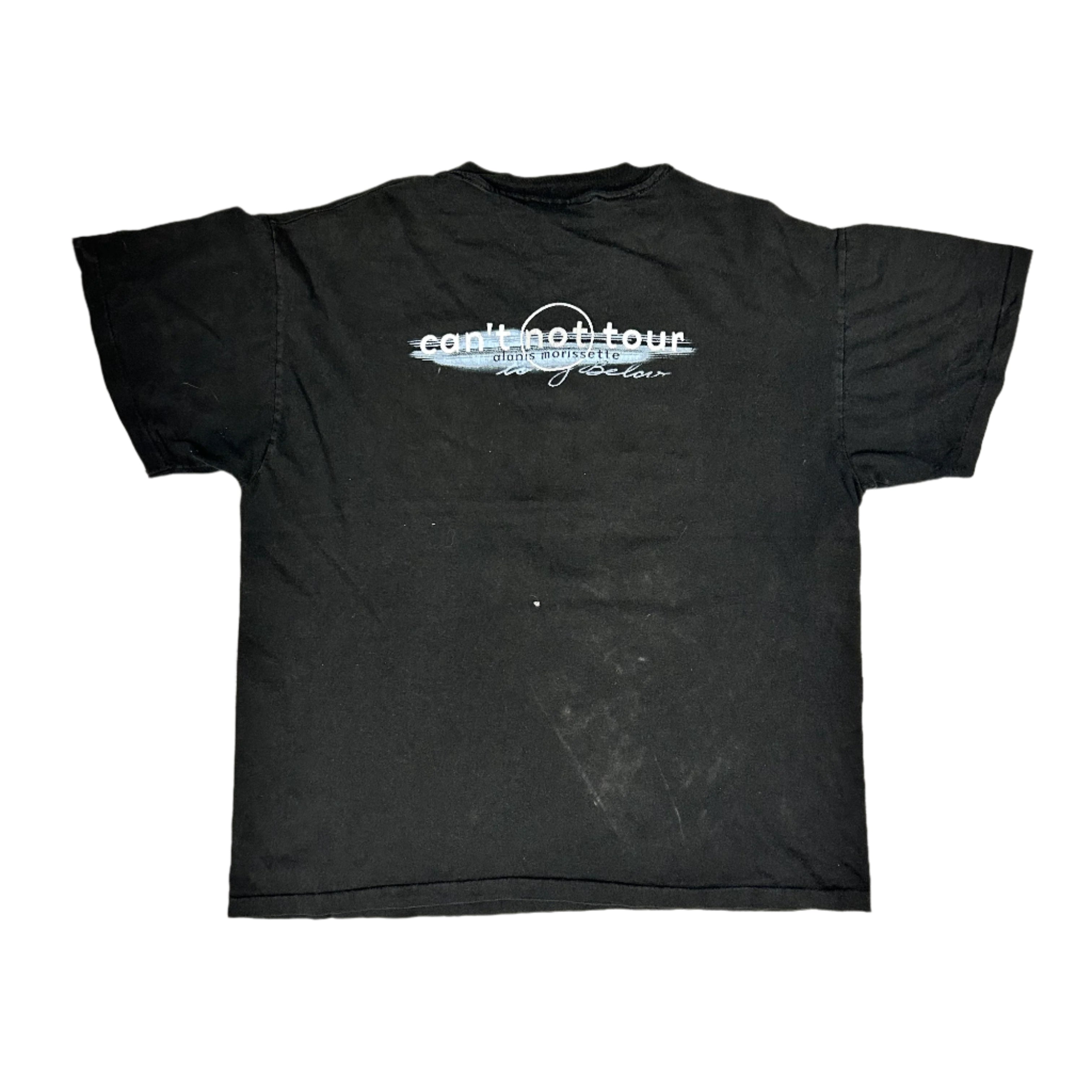 90s Vintage Alanis Morissette Swallow It Down 1996 Tour Band T-Shirt
