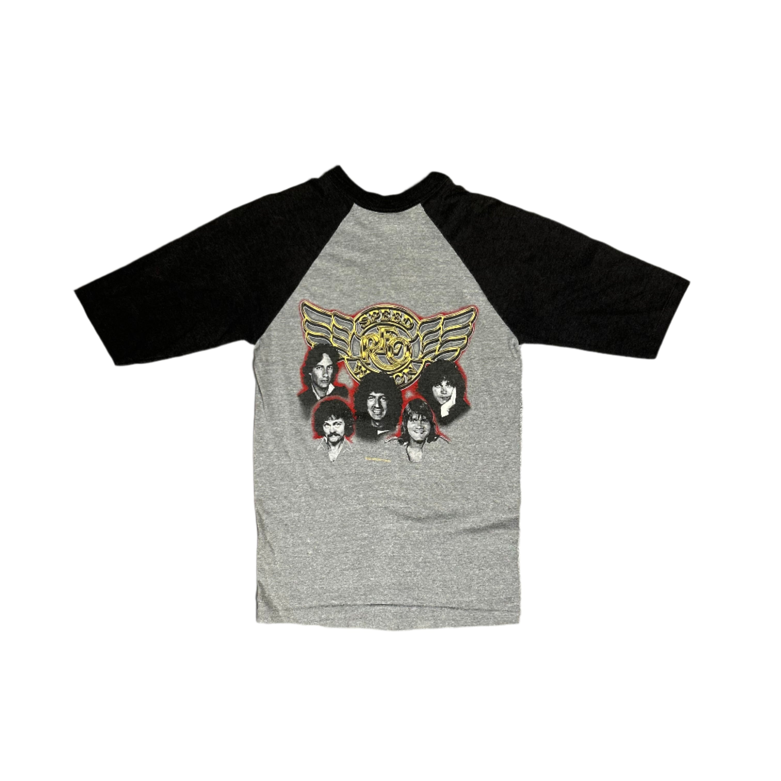 Vintage 80s REO Speedwagon Raglan Band T-Shirt