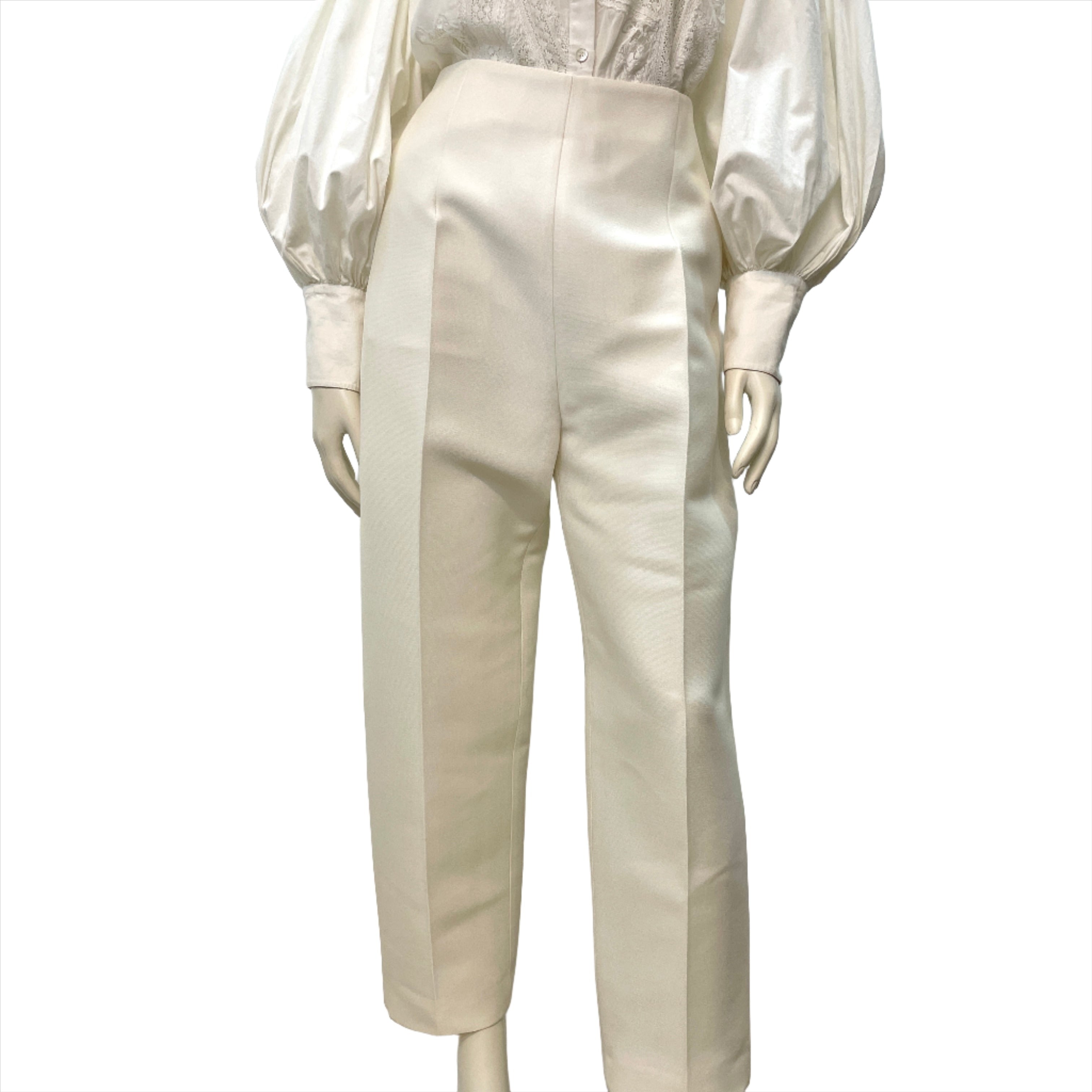 CELINE by Phoebe Philo ワイドパンツ Phoebe Philo Era Deadstock Celine Vintage Designer Trousers Made In It