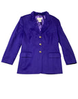 80s Escada Old Economy Wool Blazer with Gold Buttons